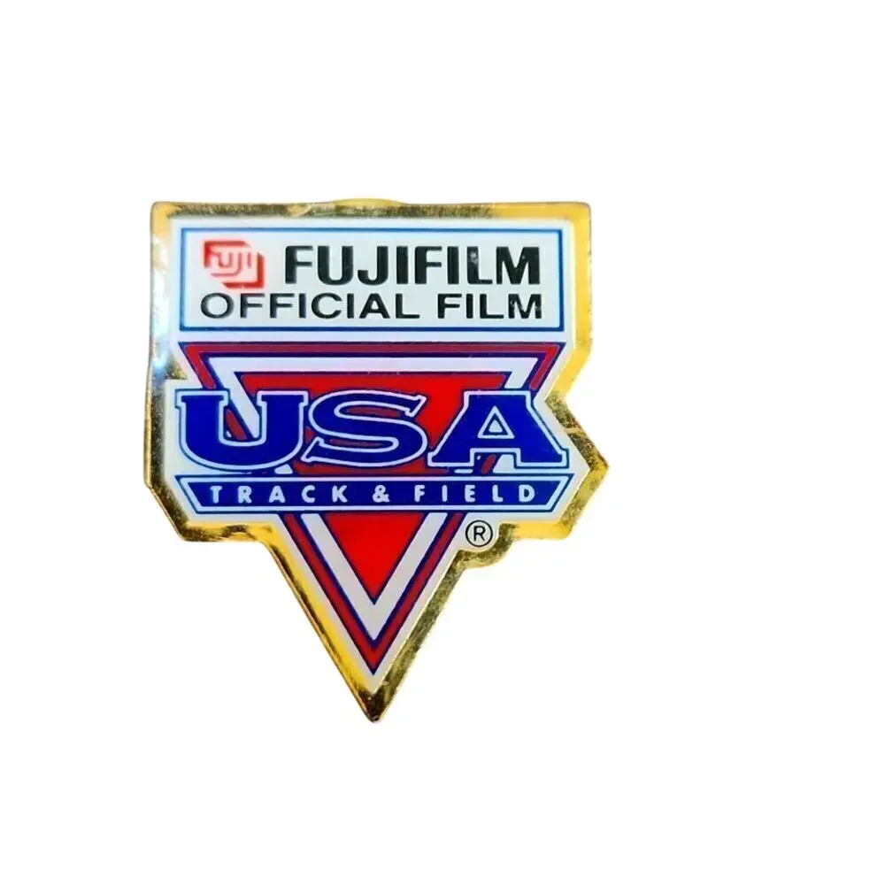Fujifilm Official Film USA track and field vintage pin Olympic sponsor